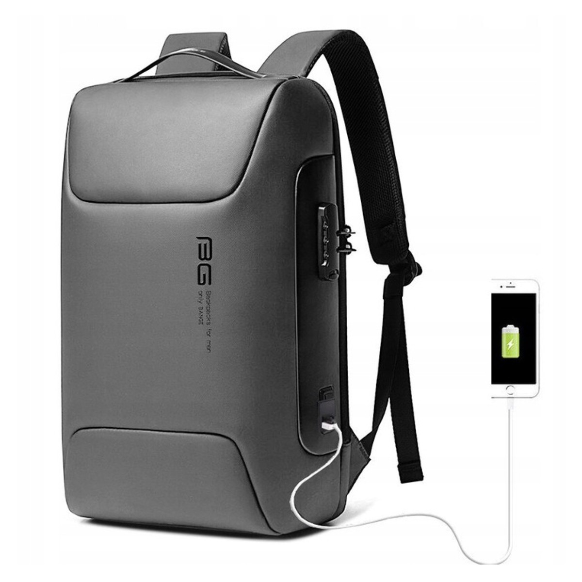 

Plecak na laptopa do 15,6 Usb miejski wodoodporny