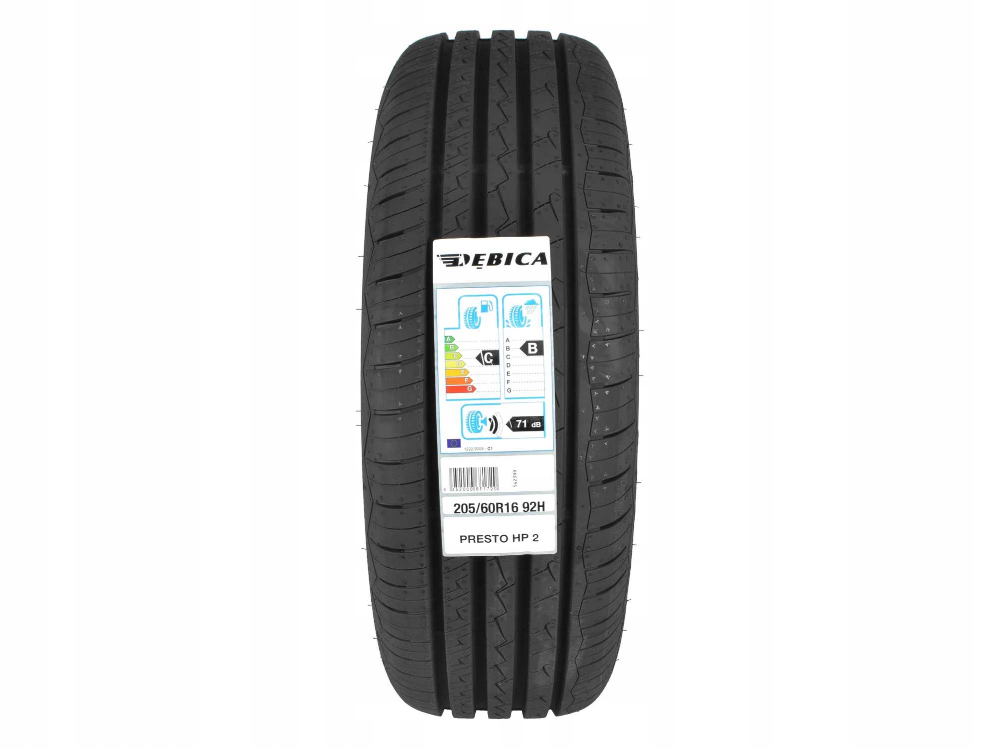 

Opona letnia 205/60R16 Dębica Presto Hp 2