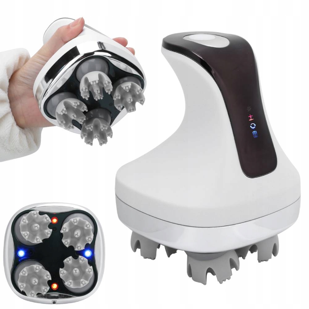 Elektryczny Masażer Wibracyjny Do Skóry Głowy Ciała Karku Relaksacyjny