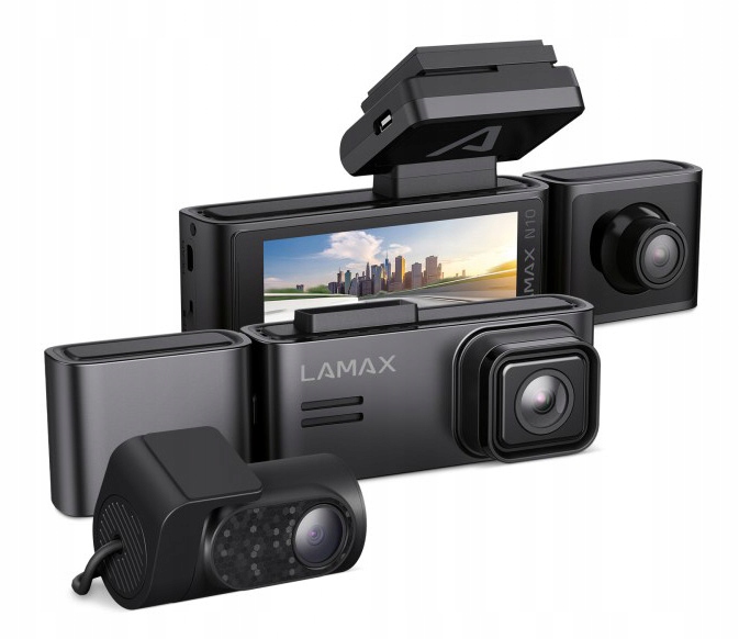Autokamera Videorekordér jazdy Predná zadná časť a stred 4K Taxi Menu