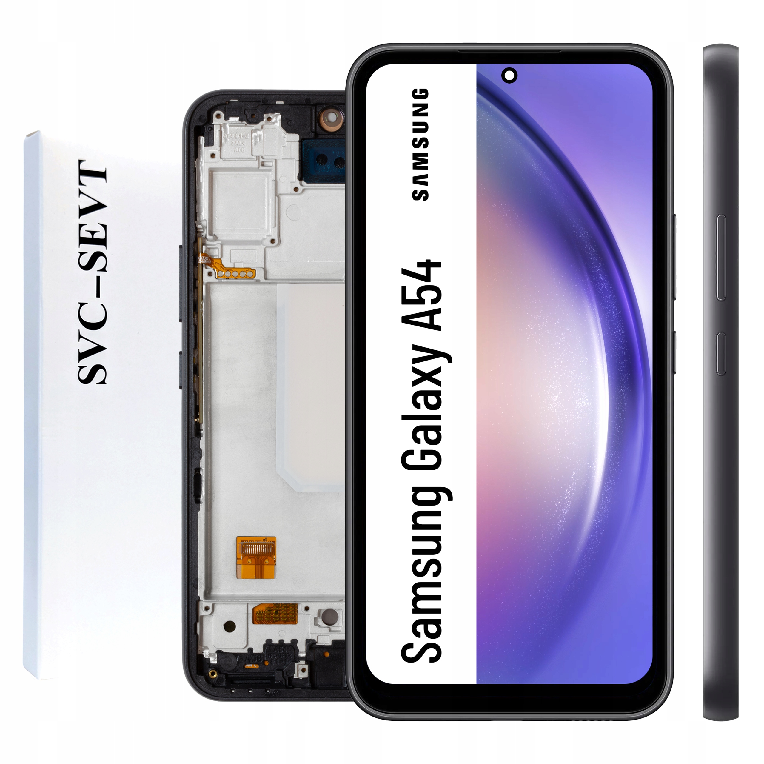 SM-A546V LCD pro Samsung A54 Service Pack Rámeček Matrix Originál Zila