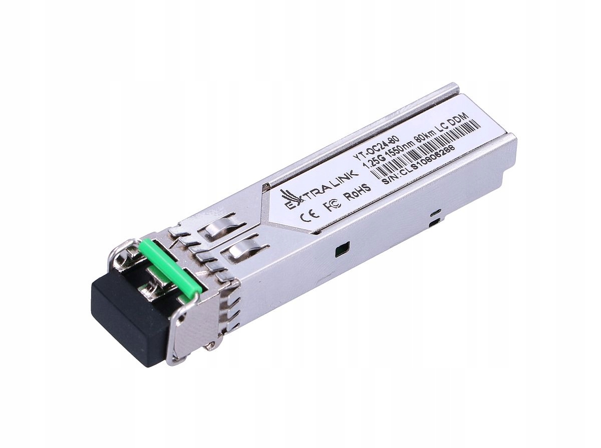 Extralink Sfp 1. 25G Moduł Sfp 1,25Gbps, LC/ Upc, 1550nm, 80km, single
