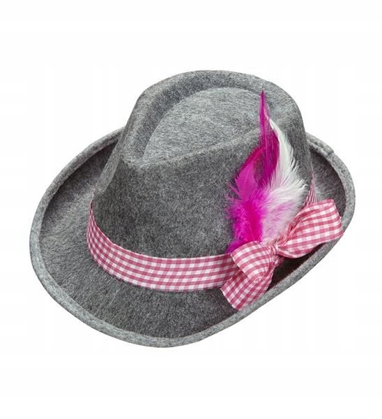

Kapelusz Bawarski Fedora Filc Róż Oktoberfest