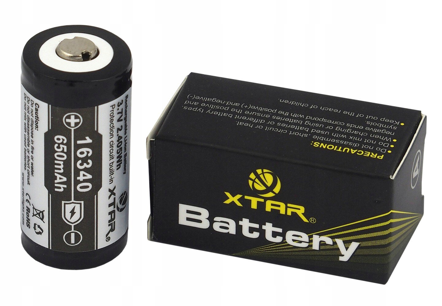 Akumulator Xtar 16340 / R- CR123 3,7V Li-ion 1 szt Stan opakowania oryginalne
