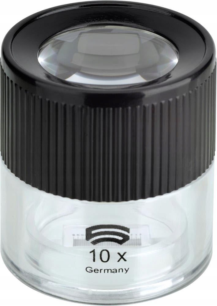 Stojací lupa Basic-Line 10x D30 s měřítkem Schweizer