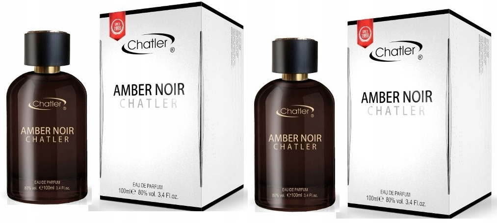 Chatler Amber Noir 2x100 ml parfémovaná voda pro ženy i muže