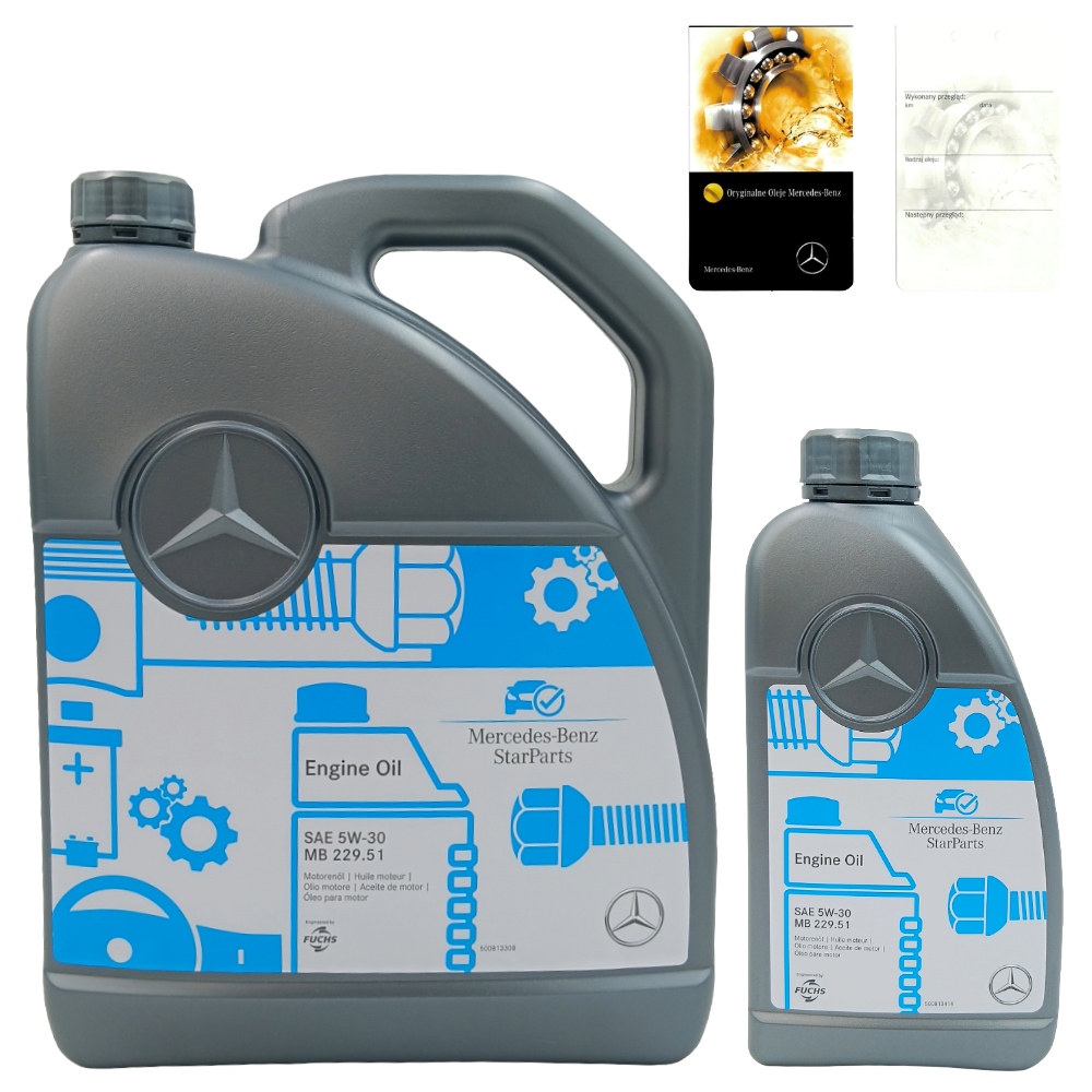 Motorový Olej Mercedes Mb 229.51 5W-30 MB229.51 6L