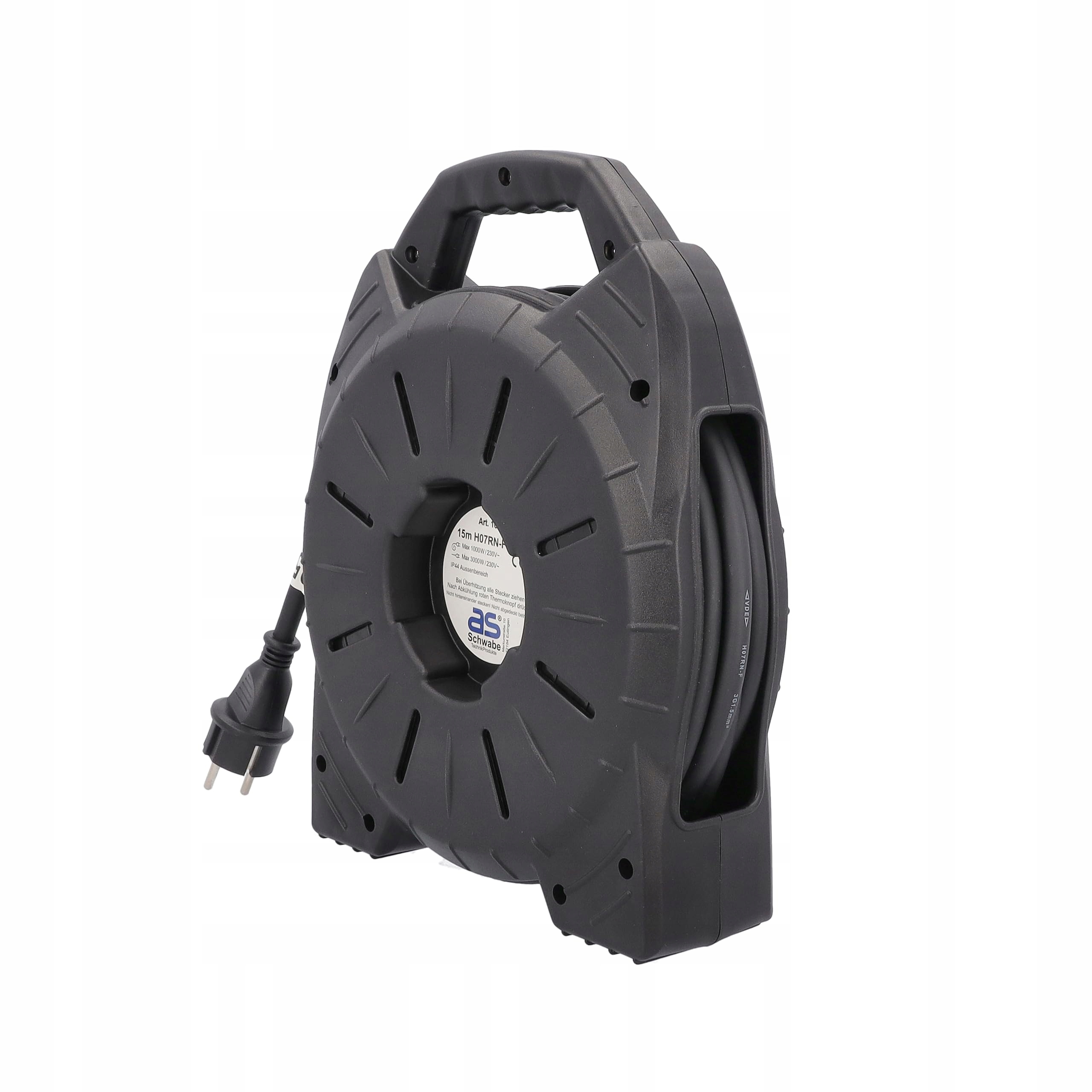 AS SCHWABE Kabelbox Zewnętrzna 15m 4x Gniazda IP44 3500W 230V 16A — miniatura 3
