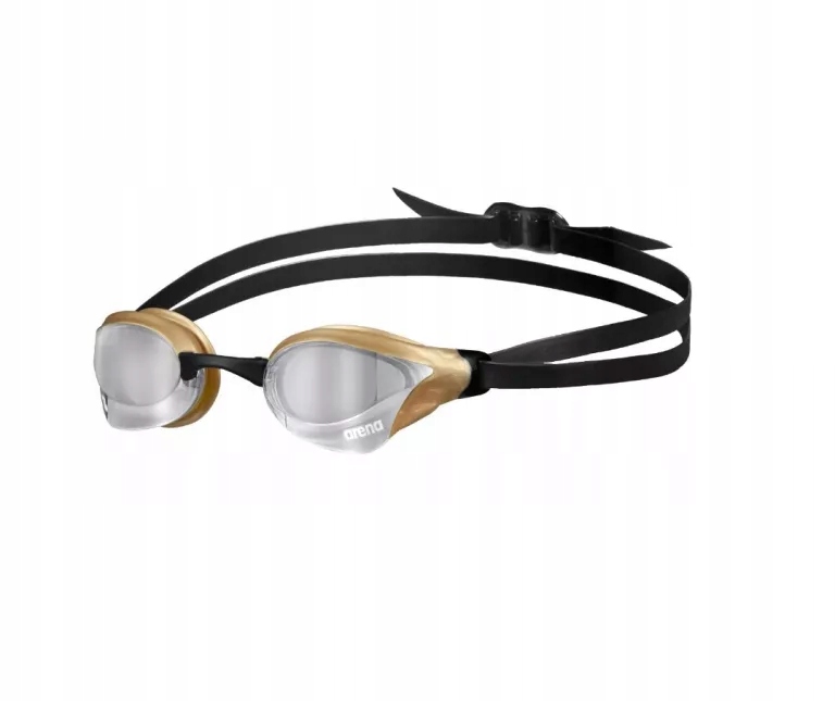 Okulary Pływackie Arena Cobra Core Swipe Mirror Silver-gold