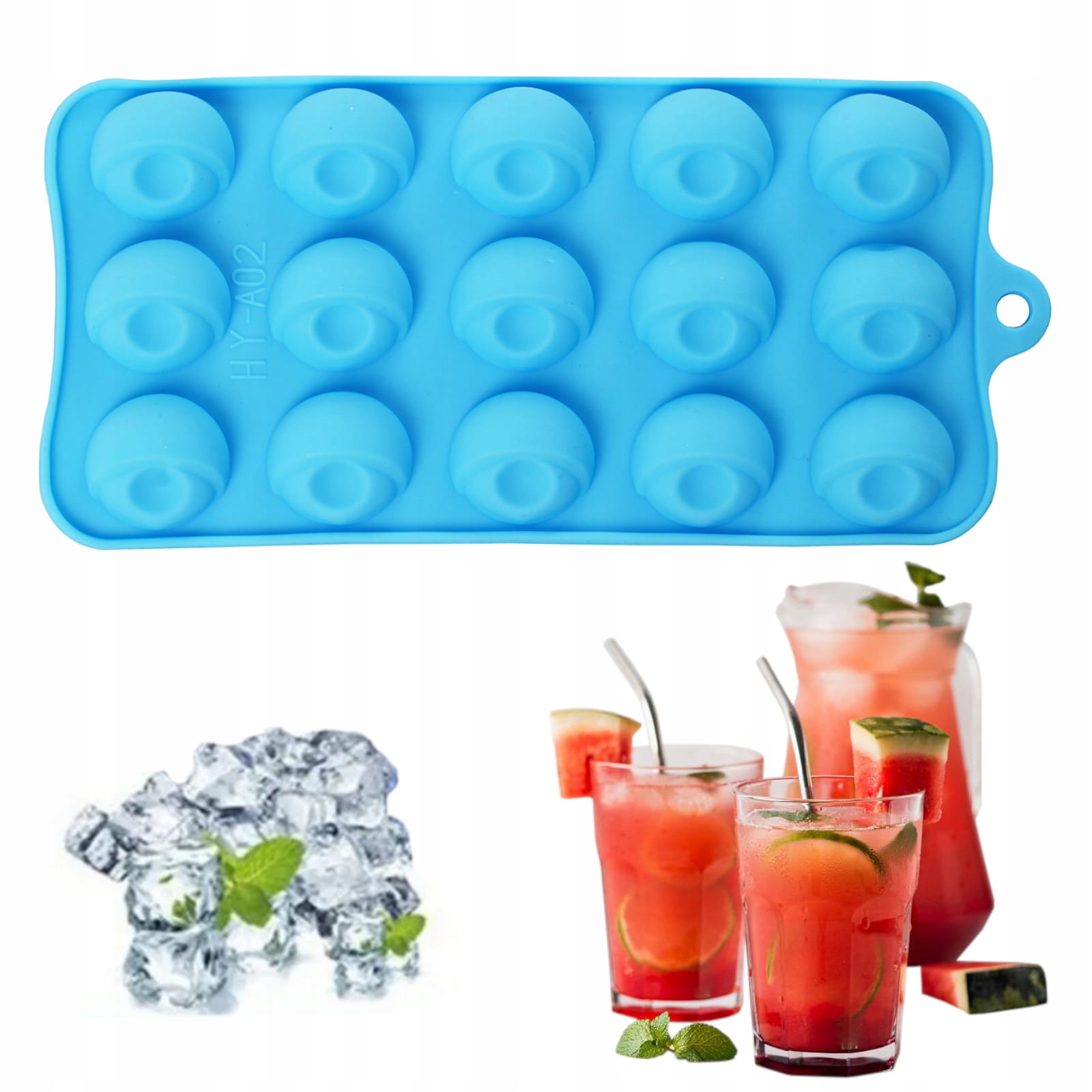 

Silikonowa forma foremka na kostki lodu, czekoladę