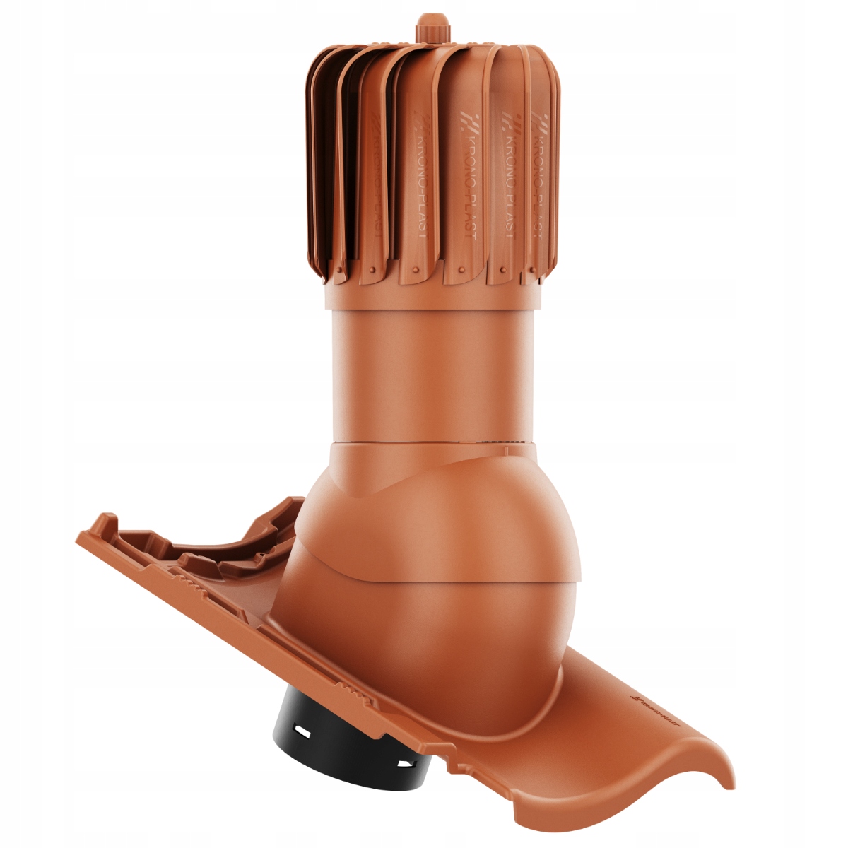 Větrací komín Otočný podlouhlý 150 Roben Milano Přírodní Červená