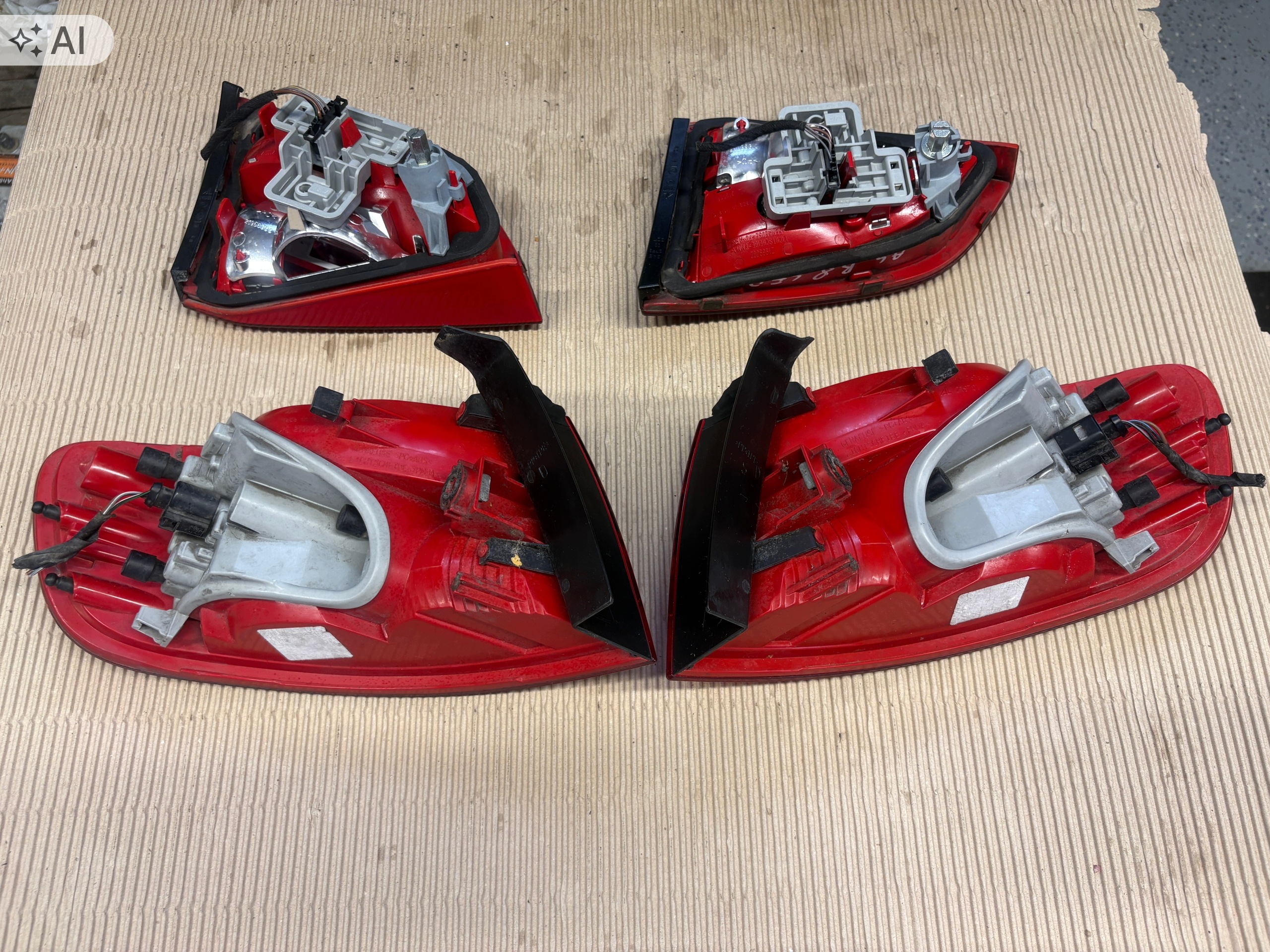 AUDI A4 B8 LED PRZEDLIFT light lights rear part rear KOMPLET