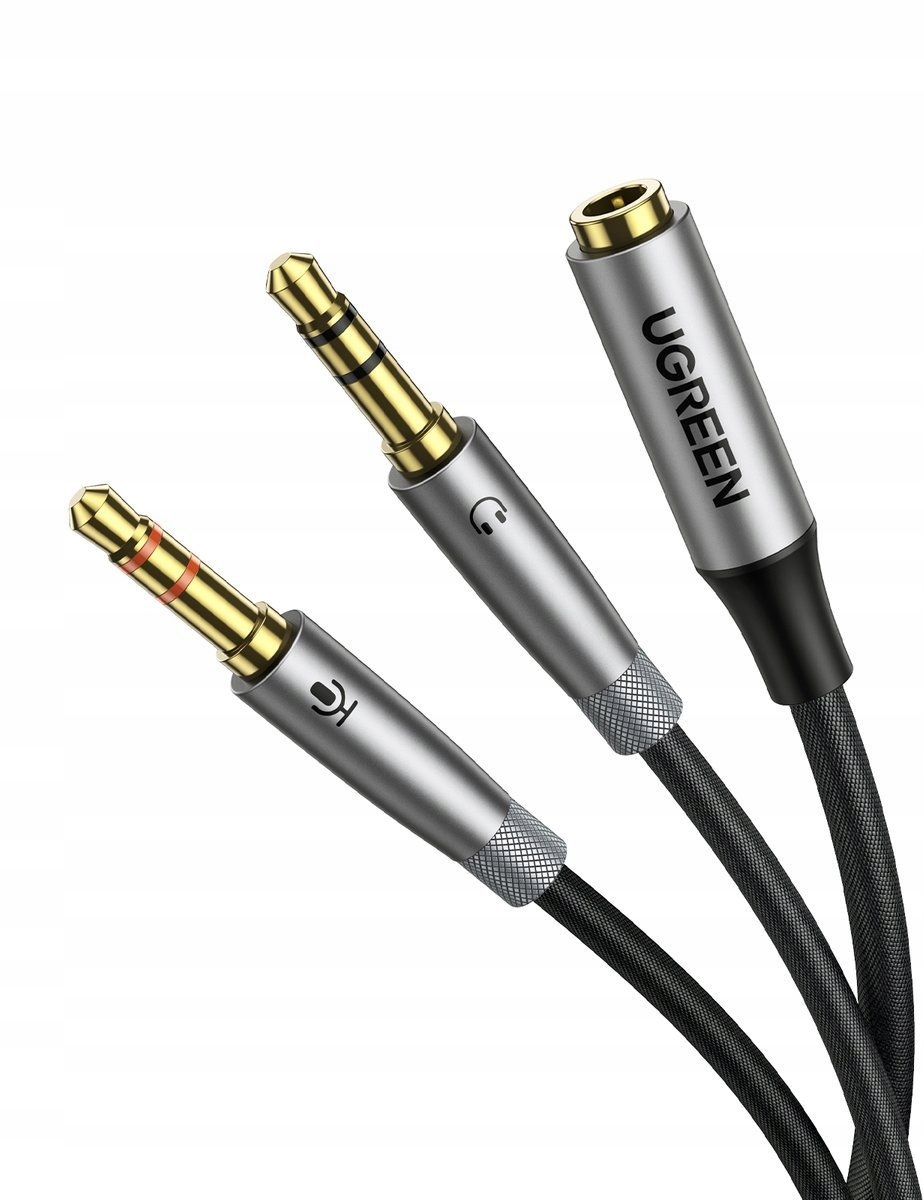 

Ugreen Rozdzielacz Audio Aux Słuchawki Mikrofon