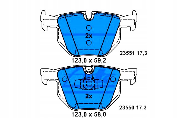 Ate Brzdové Destičky Bmw Zadní E90/E91 Asistent řidiče #28