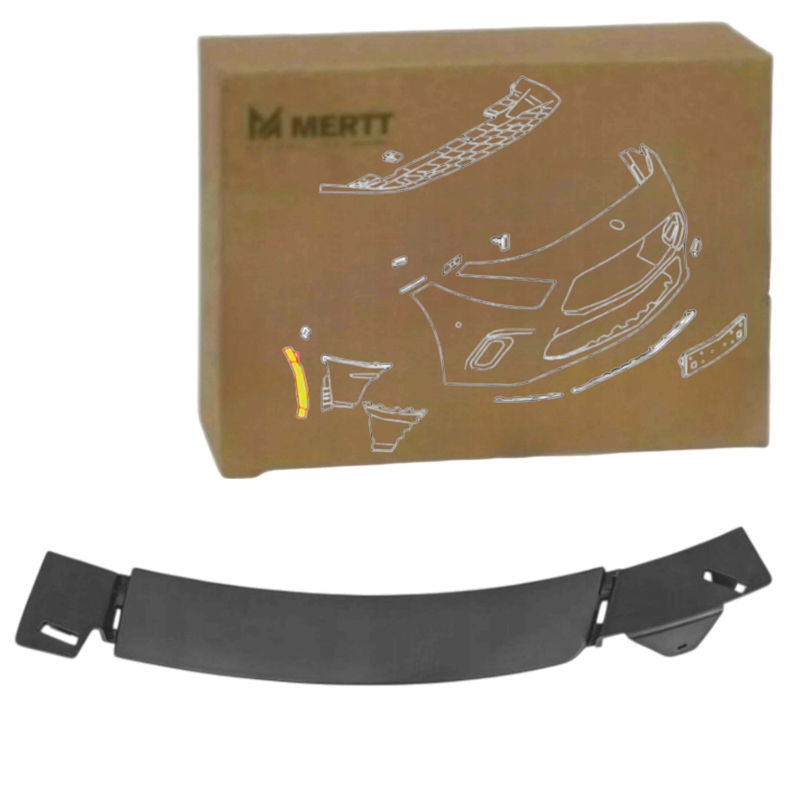 Mercedes A-class W177 2018+ Amg Lišta Předního Nárazníku Pravá 1778857303