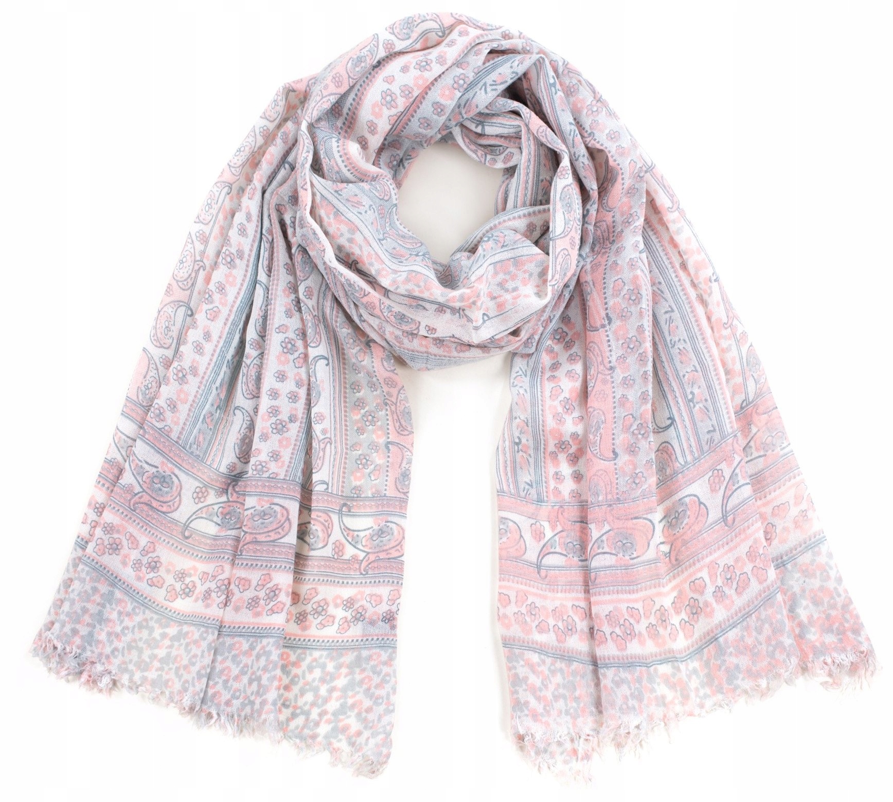 

Szaleo pastelowy Szal Paisley sz18583-2