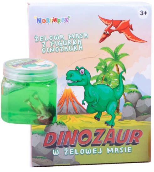 

Masa Slime W Słoiczku Glutek Dinozaur