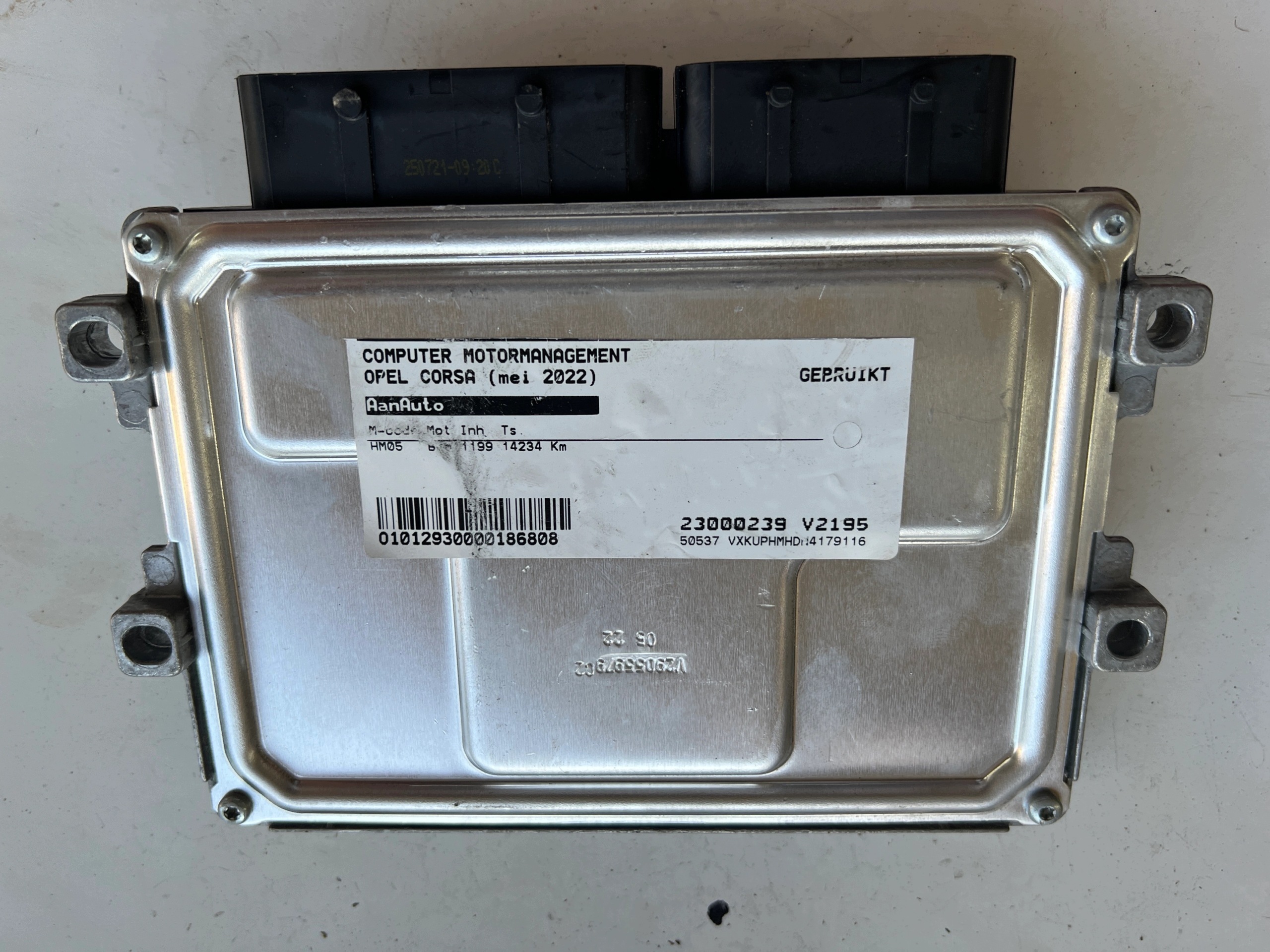 OPEL CORSA HM05 1.2 A3C0994990001 9846386780 9815037580 computer ECU