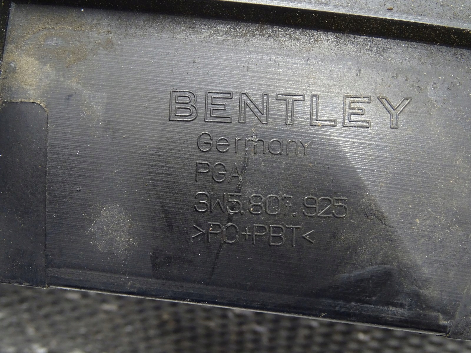 diffusore Paraurti posteriore BENTLEY CONTINENTAL 3W5807925