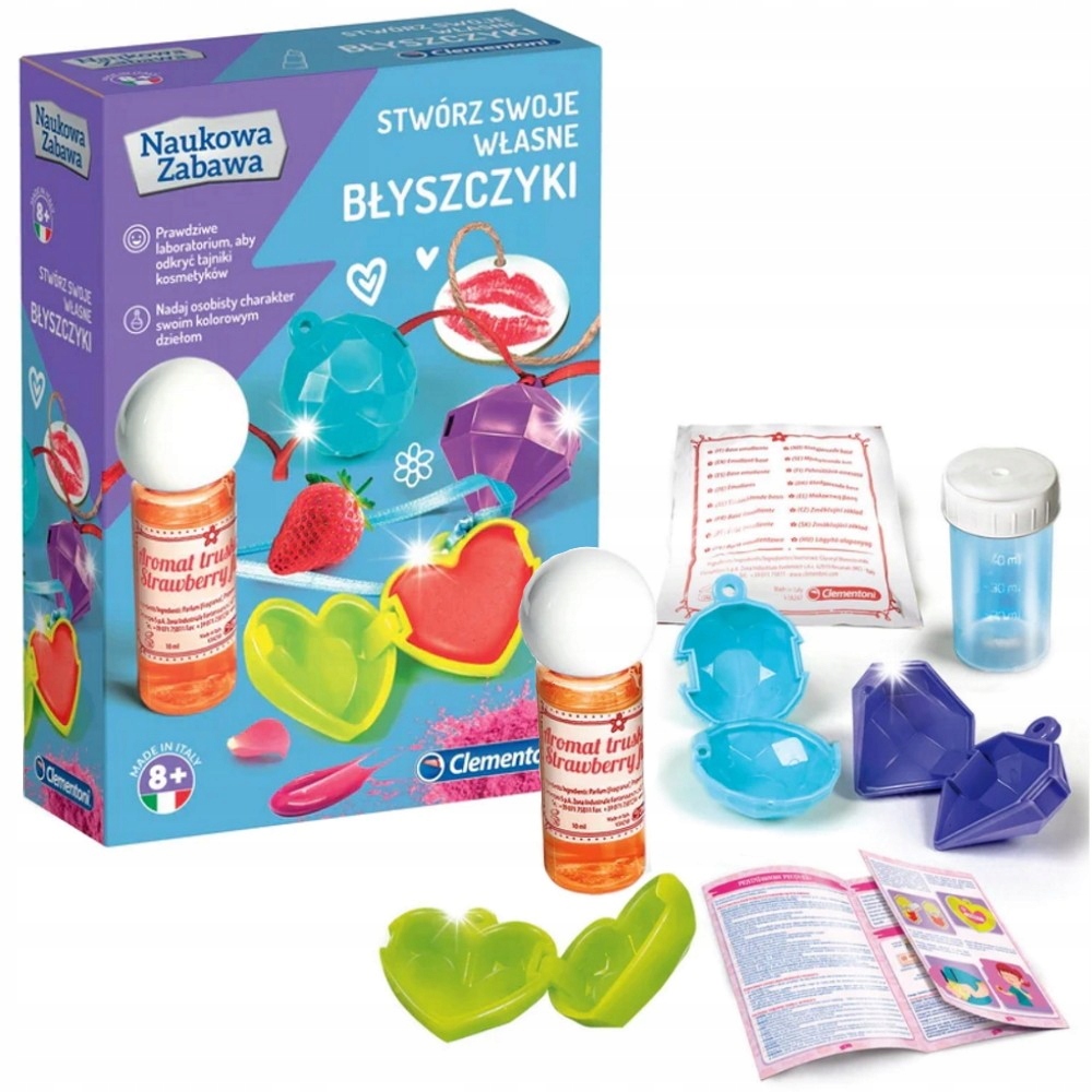 

Stwórz Własne Błyszczyki Naukowa Zabawa Clementoni