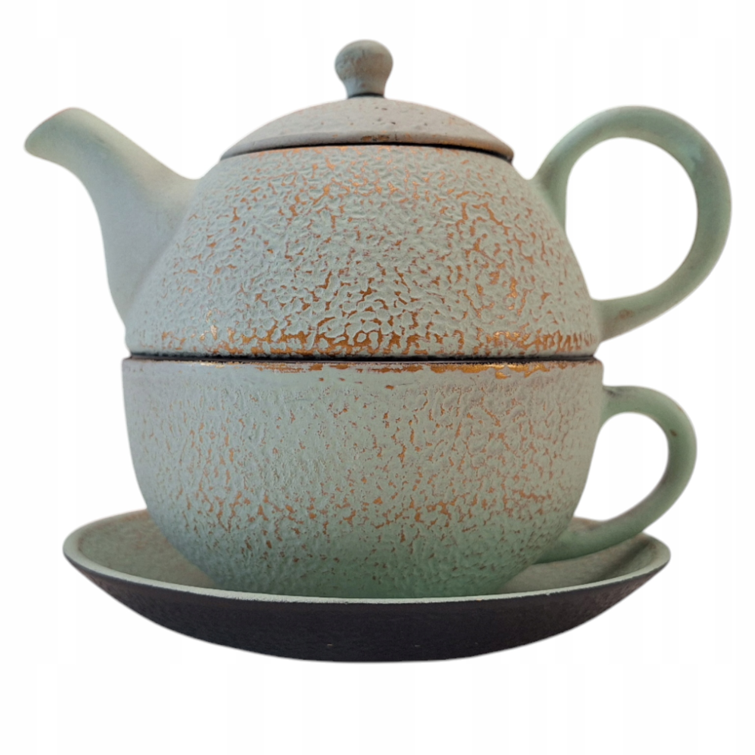 Džbán S Šálkou Na Čajovú Kávu Na Prípravu Čajník Liatinové Sitko 0.4 L