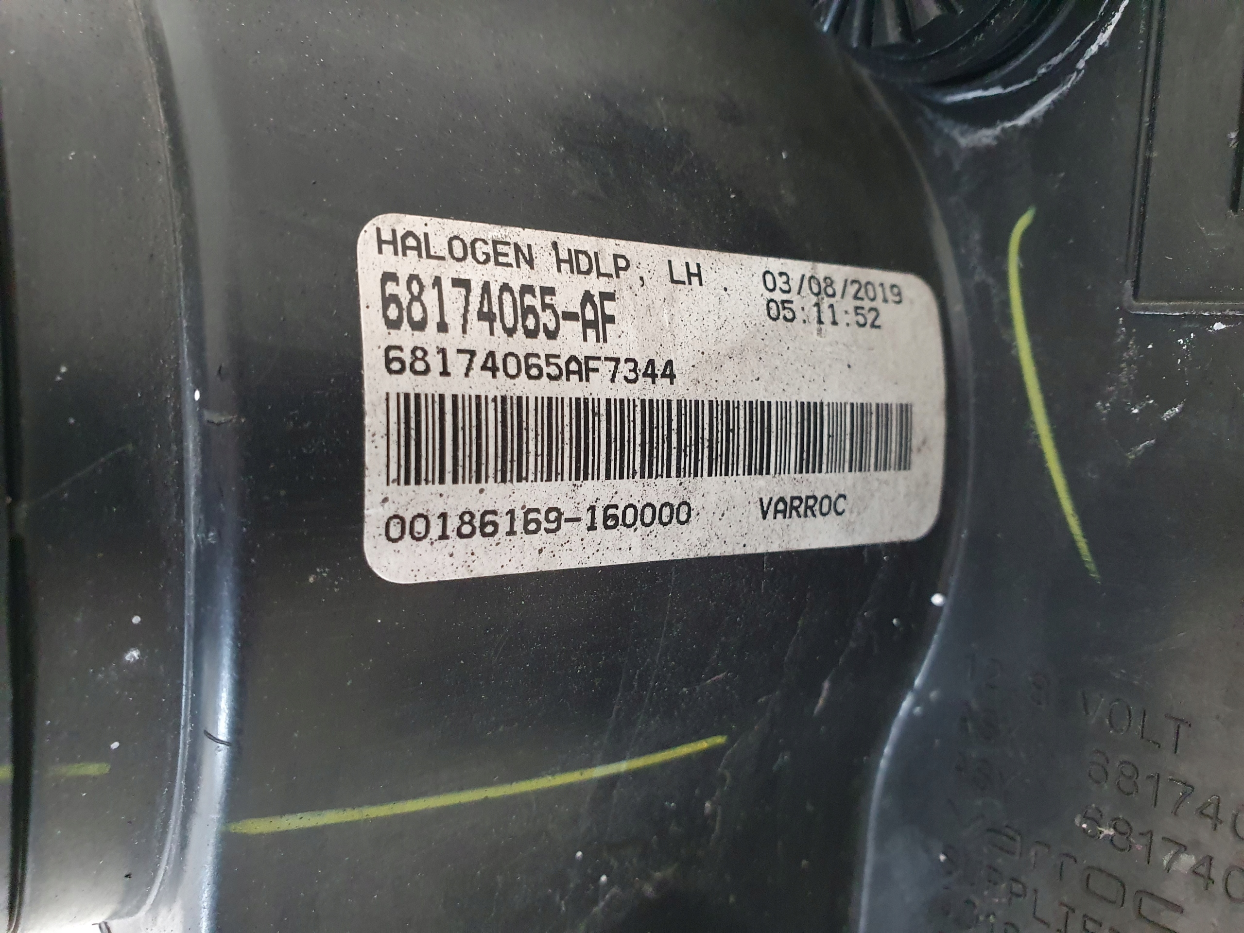 DODGE CHALLENGER 15- light left right front DRL 68174064AF 68174065AF