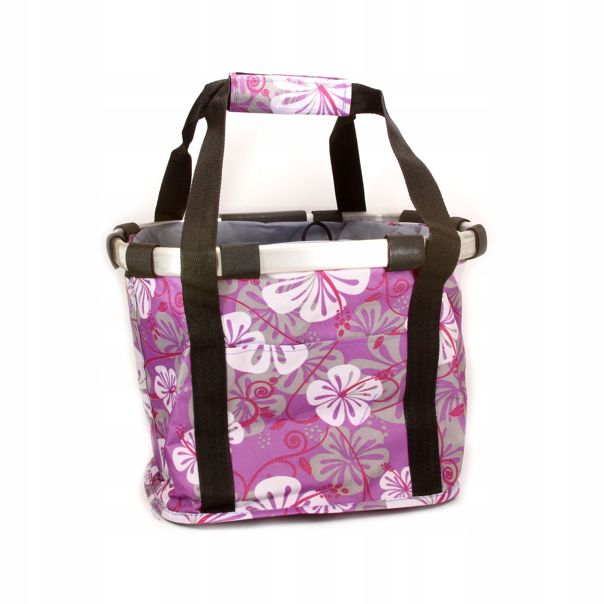 

Torba Koszyk do Roweru rowerowy Piknik purpurowy