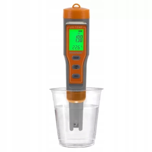 Levně Bigstren PH-03 Tester kvality vody Led Ph pufry vody Atc Kompenzace 4v1