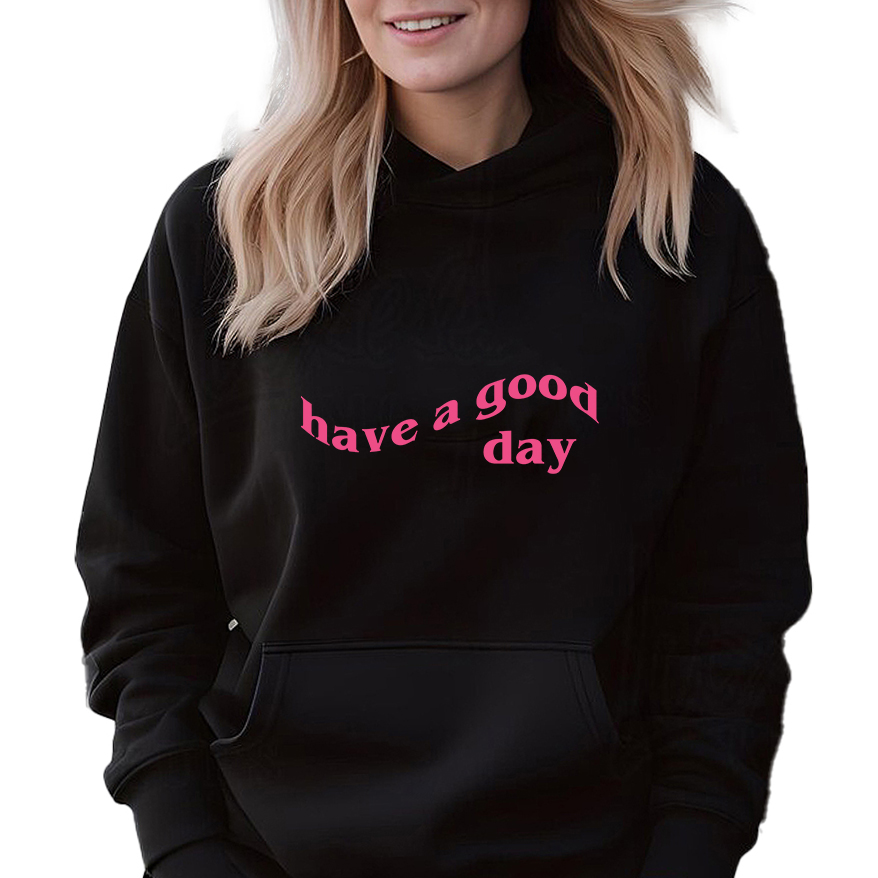 Mikina Černá S Kapucí jako Dárek k narozeninám Have A Good Day XL