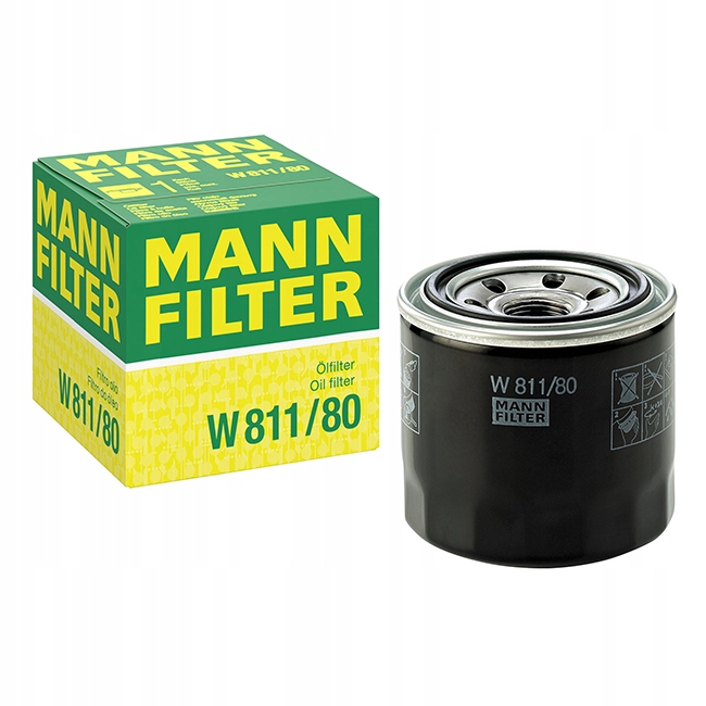 Фильтр масляный MANN-FILTER W 811/80