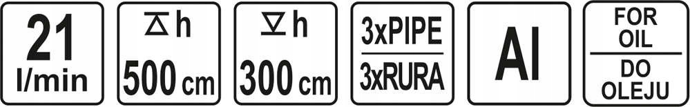 YATO POMPA POMPKA PALIWA OLEJU KORBĘ RĘCZNA BECZKI ALUMINIOWA 21L/min EAN (GTIN) 5906083071157