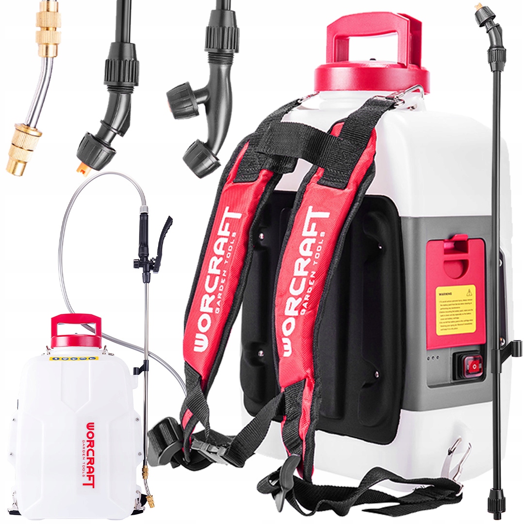 Akumulatorowy opryskiwacz plecakowy Worcraft CBS-S20Li 12L 5bar Solo