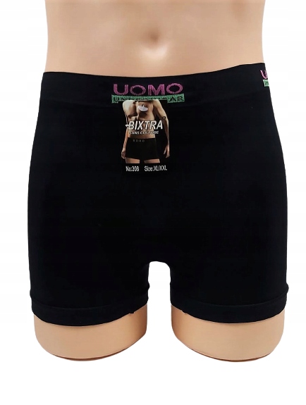

Bokserki Majtki Męskie Czarne Rozmiar XL/XXL