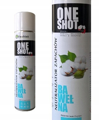 

one shot Bawełna 600ml neutralizacja zapachów