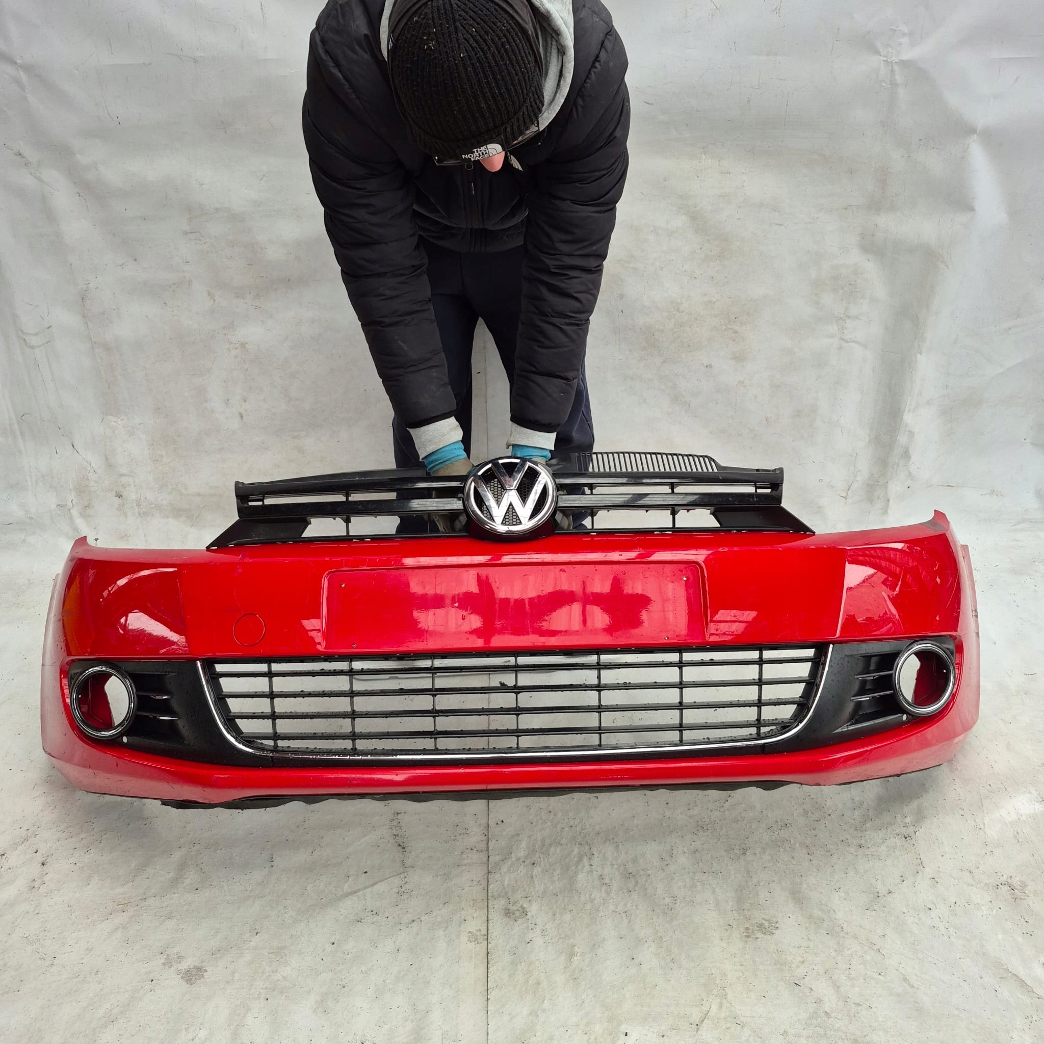 VW GOLF VI HB 08- 5K0 bumper front front grill grid without DZIUR