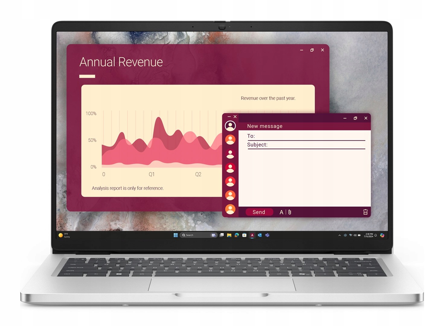 Dell Pro 14 PC14250 Ultra 7 265U 16GB 512SSD Fhd+ Ips W11 Pro