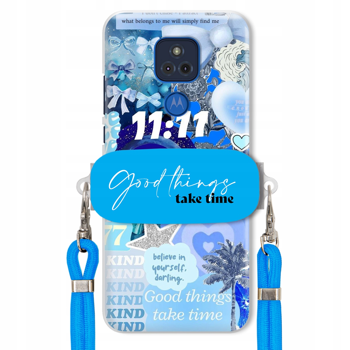 Pouzdro pro Motorola G Play 2021 Držák Crossbody vodítko Good Things Dovolená