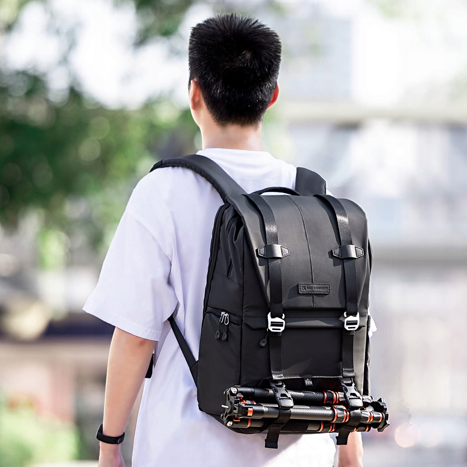 K&F CONCEPT Plecak Na Aparat Z Przegrodą Na Laptopa 15-15,6 Cala 20L — miniatura 2