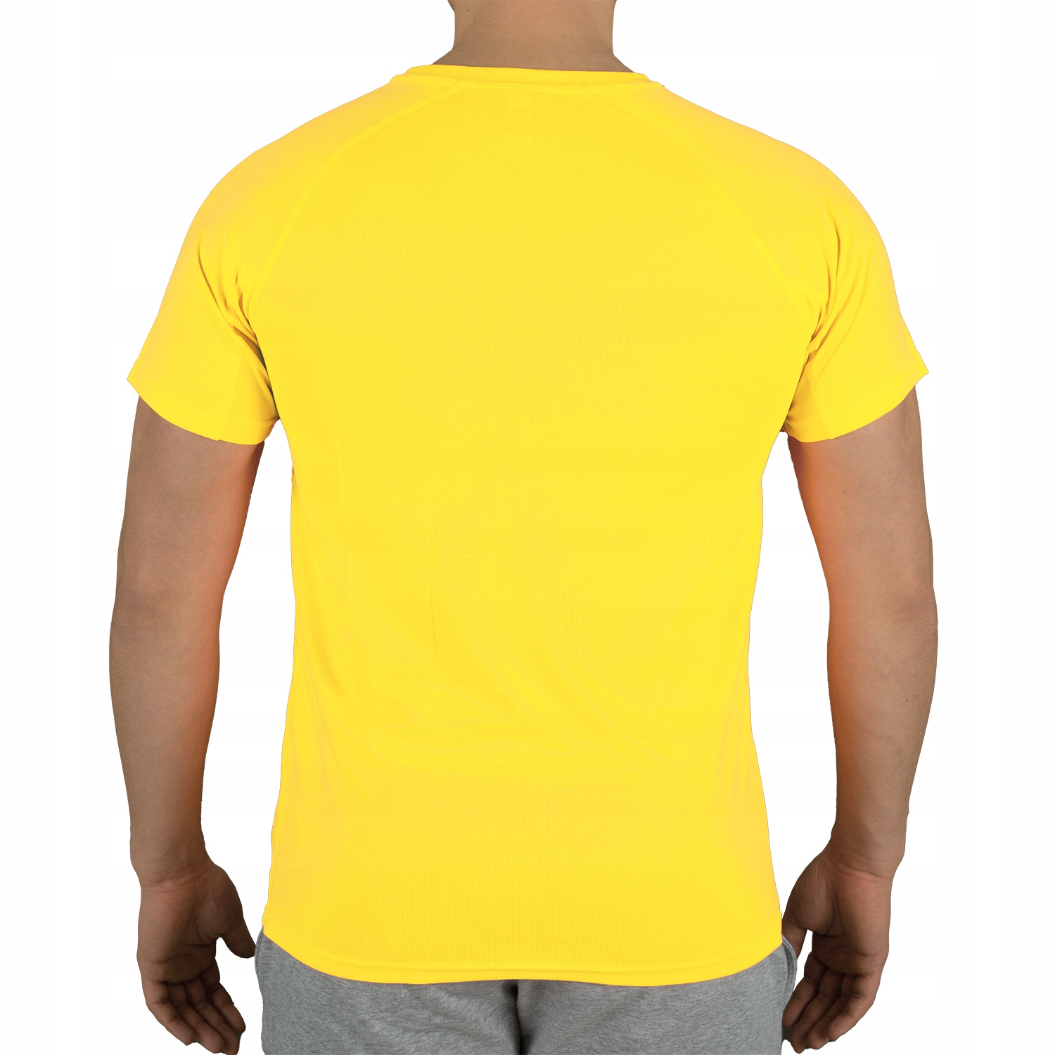 KOSZULKA DO BIEGANIA TERMOAKTYWNA Koszulki fitnes Dekolt okrągły