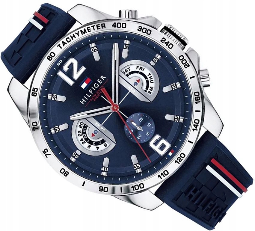 Pánské Hodinky Tommy Hilfiger 1791476 Decker Tachymeter Box