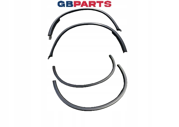 Komplet Lišty Blatníku Přední Zadní 4KS Srt Rt Gt Dodge Durango 2021-