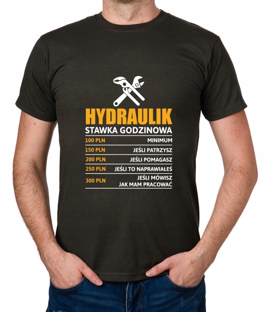 

koszulka Hydraulik stawka godzinowa prezent