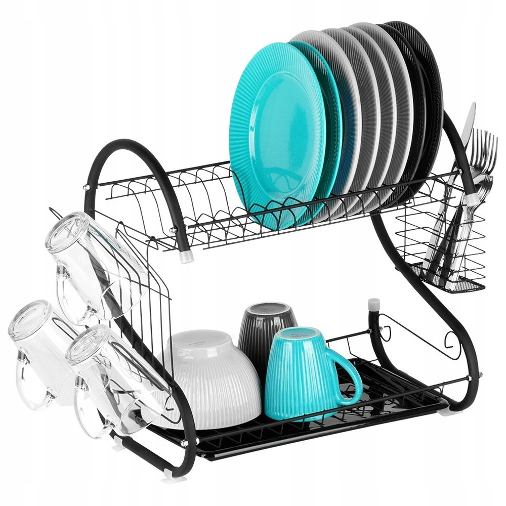 Ociekacz SUSZARKA NA NACZYNIA sztućce dwupoziomowa piętrowa stojąca wisząca Kod producenta 5904316472429