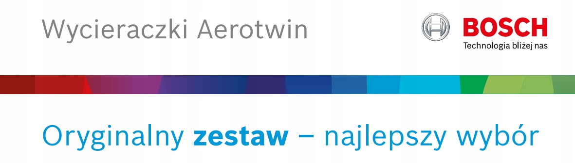 Wycieraczki Bosch przód + tył Audi A4 B7 2004-2008 Typ Bezprzegubowe (płaskie)