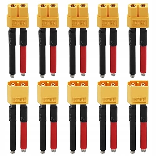 Adaptér XT60 Silikonový Kabel 12AWG Konektor Rc Lipo 5 Párů pro domácnost dárek
