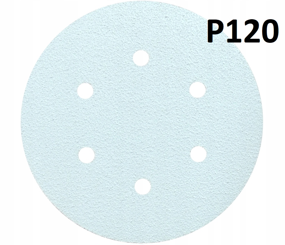 Indasa Rhynogrip Krążki Ścierne White Line 150 mm 6H P120 1SZT!