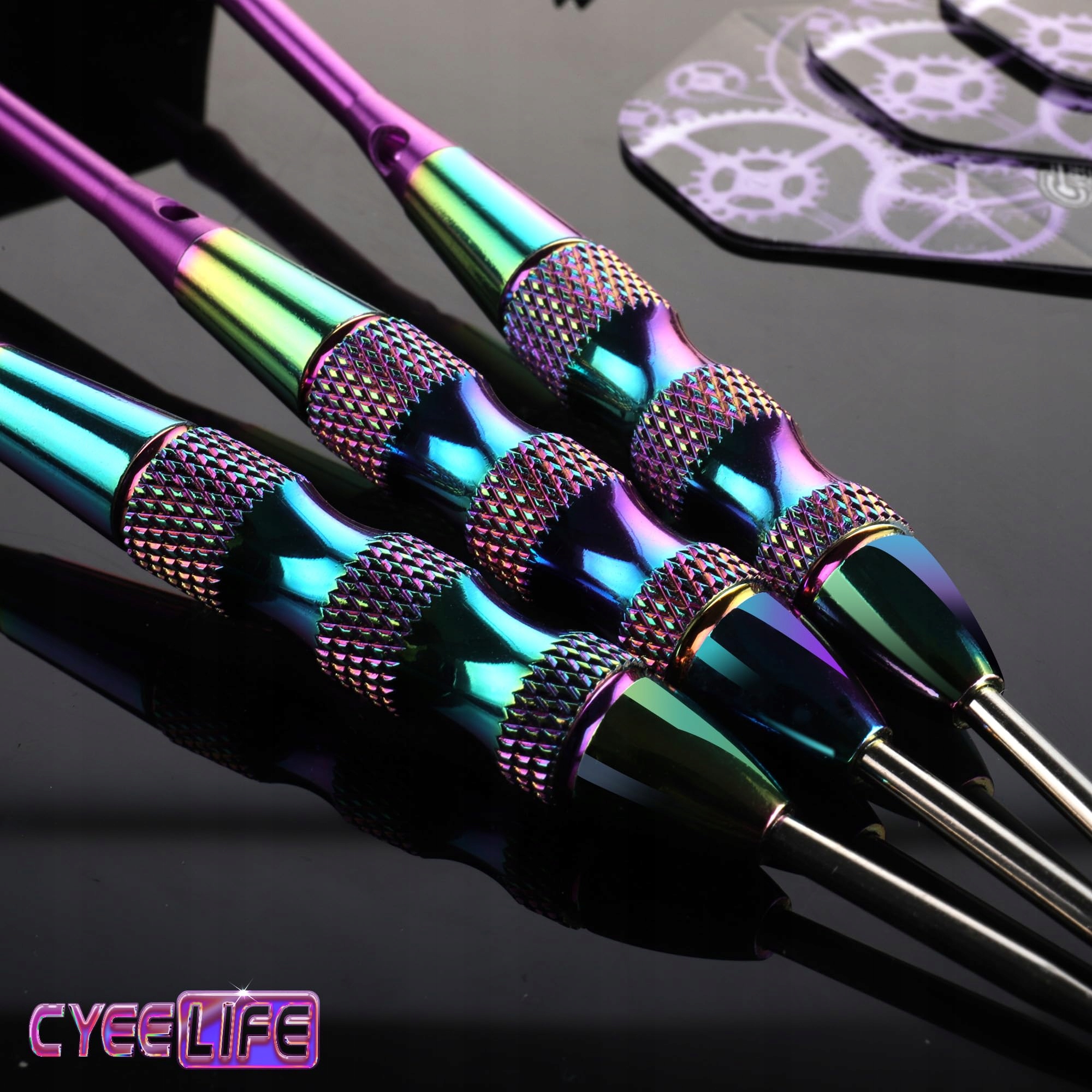 CYEE LIFE Zestaw Rzutków Stalowych 22g 3szt + Akcesoria — miniatura 5