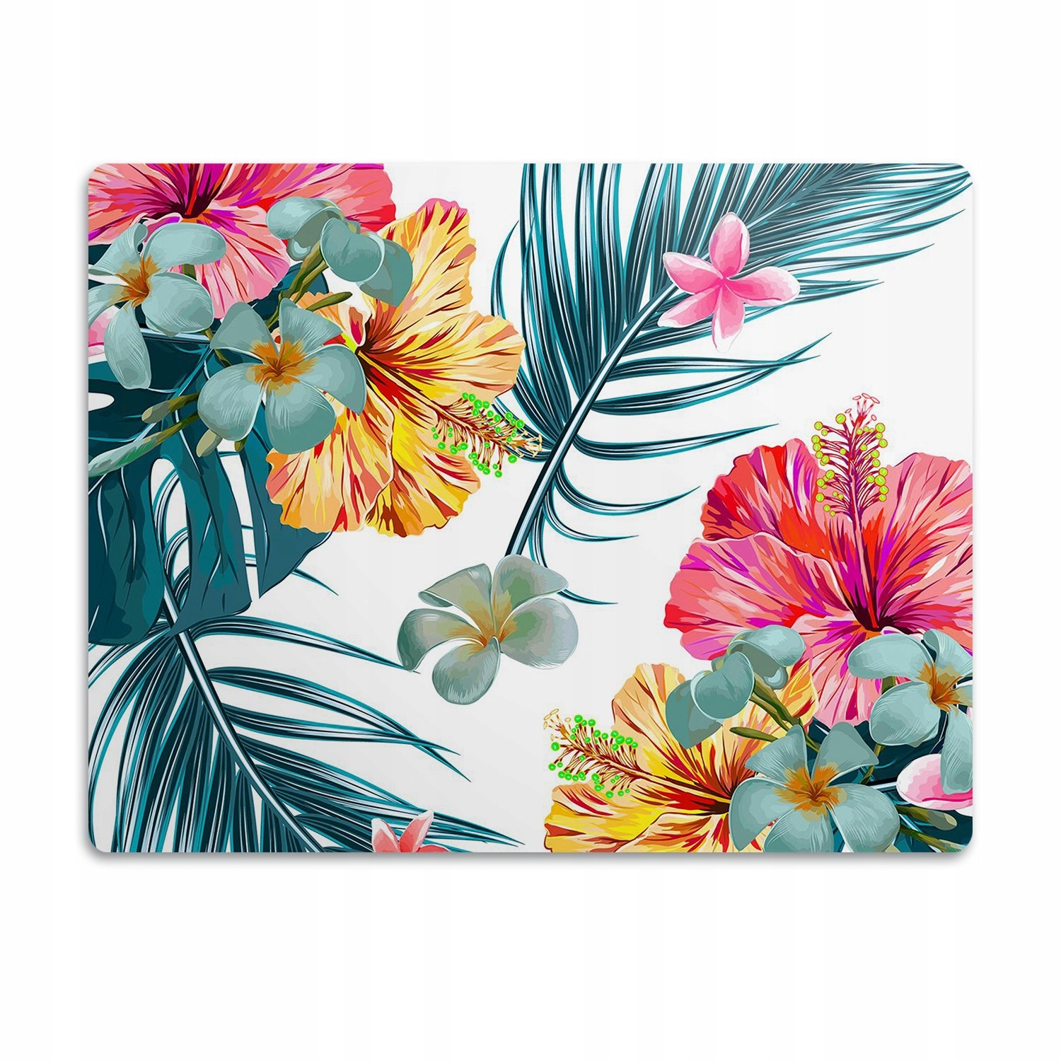 Levně Pro kočky podložka pod misky Tropické květiny 60x40