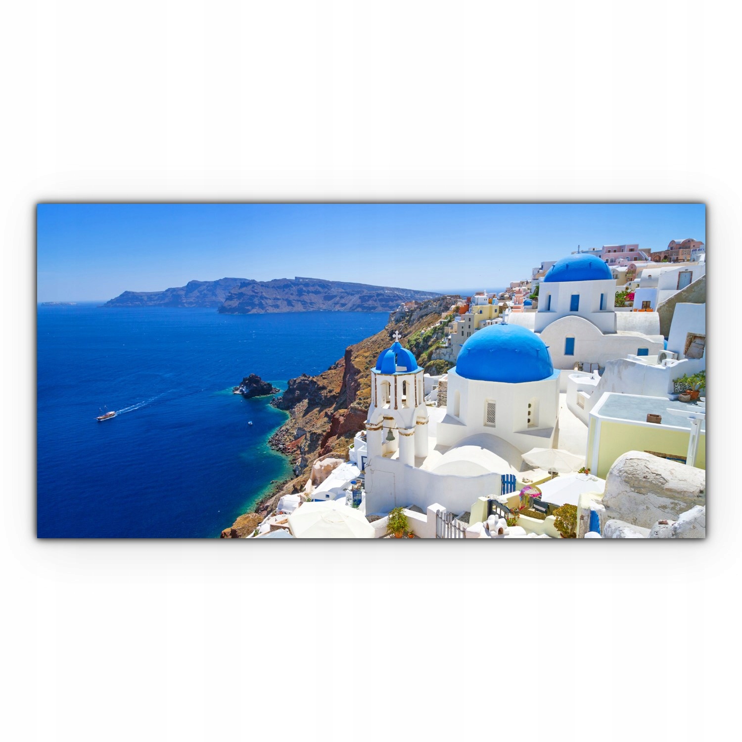 

Obraz płótno z foto 100x50 Santorini Architektura