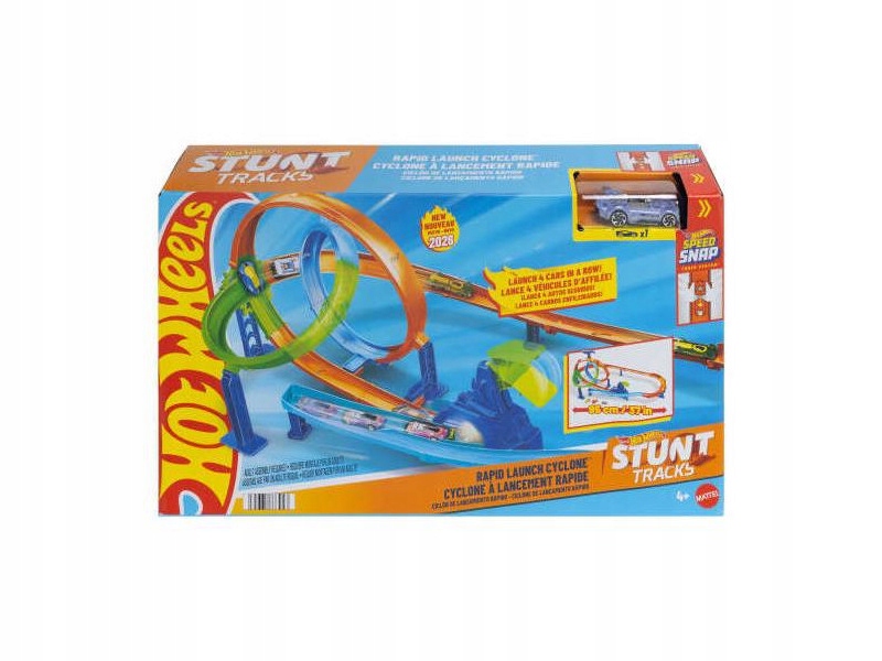 Tor Hot Wheels Stunt Tracks Rajdowy Cyklon JHK73